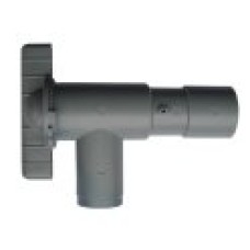 Drain tap + brackets kit grey waste Caravan Motorhome 28mm SC424L